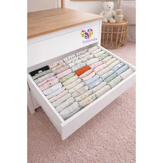 Kit Colmeia Organizadora De Gavetas Para Roupas P M G