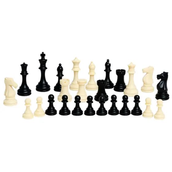 Peças de Xadrez Tabuleiro 32 Peças Grande Oficial REI 8,6cm