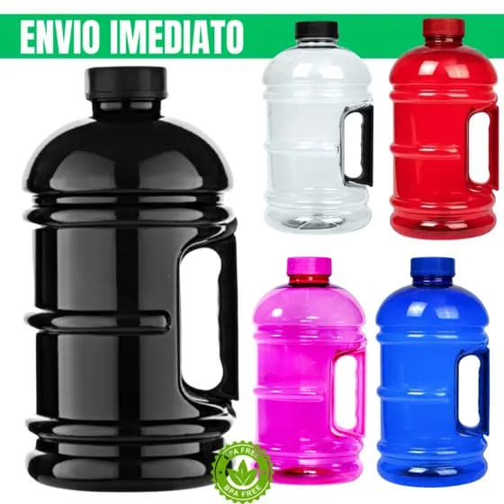 Garrafa de Água 1.8L/1L/700ML/500ML Treino Academia BPA Free com Garantia DE FABRICA