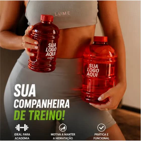 Garrafa De Agua Personalizada 60x COM A SUA LOGO 1L