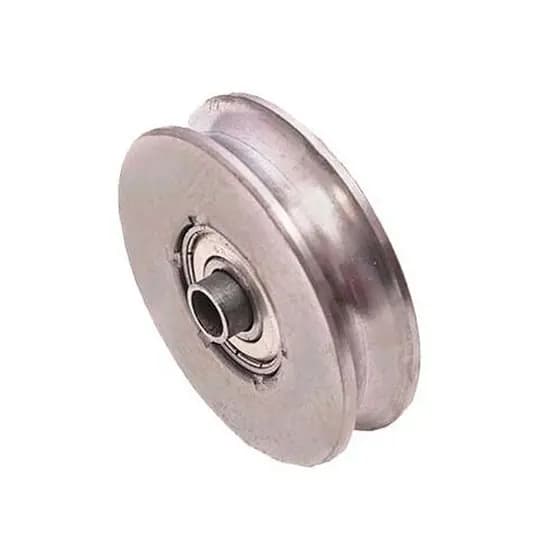 Roldana Ferro Maciça 60mm (2 1/2") para Portão Cantoneira com Bucha - Ferrosul