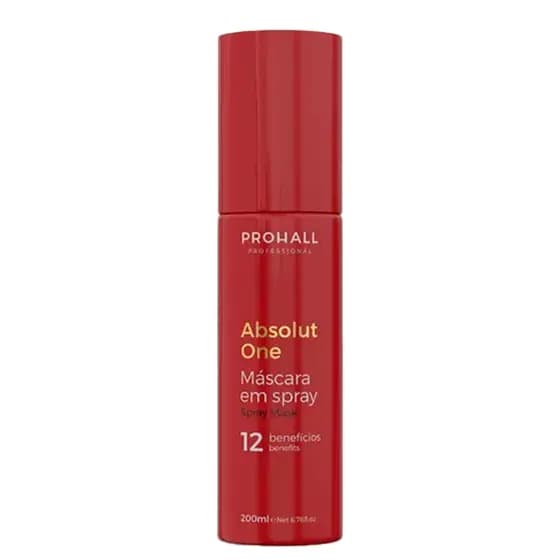 Prohall Máscara Absolut One Spray Protetor Térmico Finalizadora 200ml