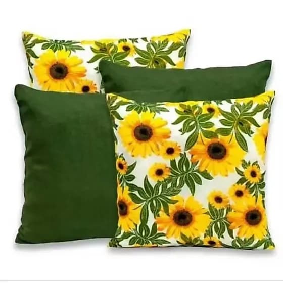 kit com 4 capas de almofada 45x45 estampada