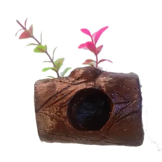 Tronco Decoração Para Aquario Pequeno