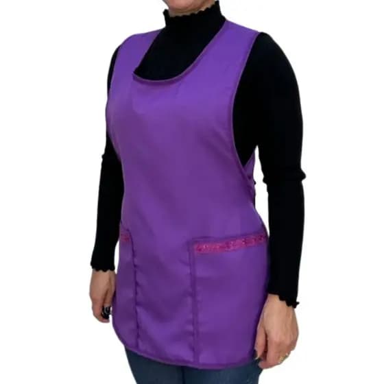 Avental Jaleco Bata frente e costas uniformes kit 6 pçs
