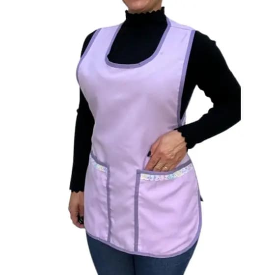 Batas avental jaleco uniformes professora com dois bolsos veste do 36 ao 50