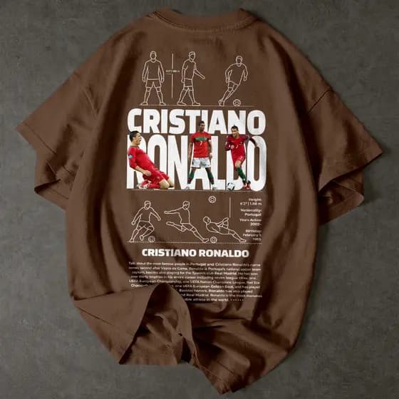 Camiseta Cr7 Cristiano Ronaldo Goat Siiu Novo!