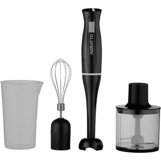 Agratto mixer 3 em 1 AMIX01-01 preto 700 ml 200w