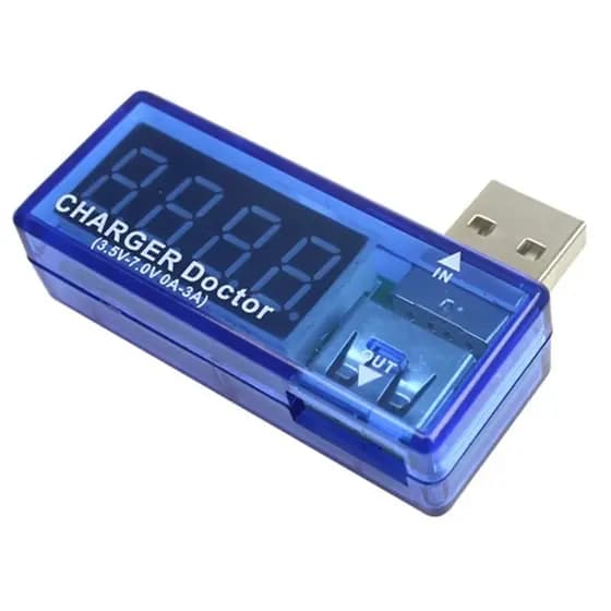 Medidor USB Voltímetro Amperímetro Testador de Portas USB Universal