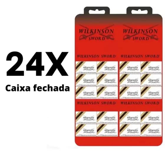 Lâmina Wilkinson Gilete Navalha Barbear 480 Caixas 1440 Unidades Caixa Fechada