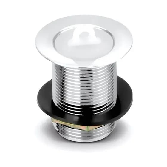 Válvula Escoamento P/ Tanque Pias e Cubas 1.1/4 Todo em Metal Cromado