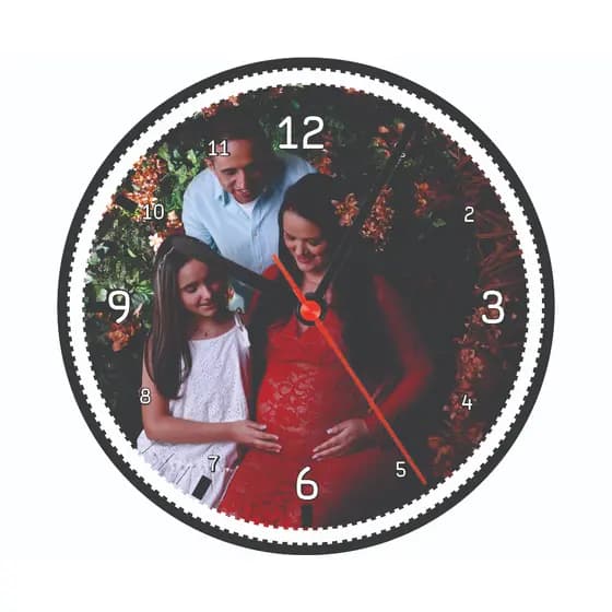 Relógio De Parede Personalizado Com Foto