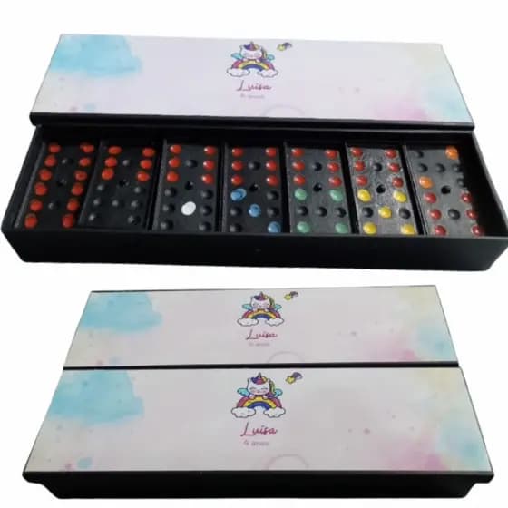 Dominó Personalizado Unicórnio