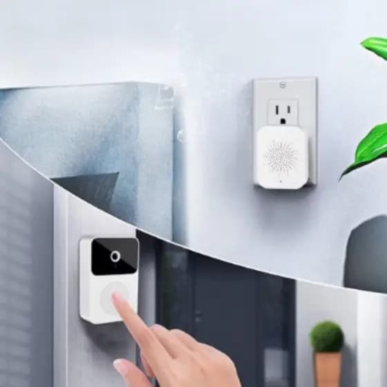 Campainha Inteligente com Câmera X9 WiFi Vídeo Porteiro Sem Fio