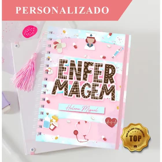 Caderno Personalizado - Enfermagem