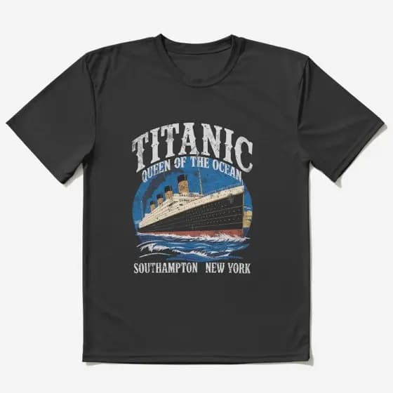 Camiseta Titanic navio filme 1912 RM Titanic infantil e adulto