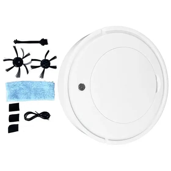 Robo Aspirador Inteligente Limpa Varre Passa Pano Casa Chao Piso 3 Em 1 Touch Recarregavel Limpeza Domestica