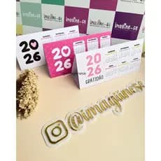 calendário de mesa 20 unidades, calendário, 2026