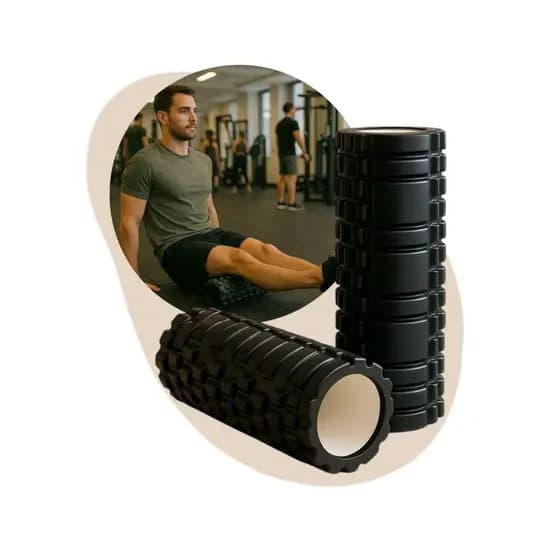 Rolo De Liberação Miofascial Foam Roller Soltura Yoga Massagem Pilates Academia Crossfit