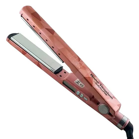 Prancha BaByliss PRO Nano Titanium Vetro Rose Gold 1 1/4 127V