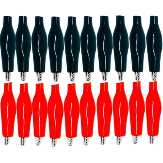 Kit 20 Mini Garra Jacare Jacarezinho Isolada 2.5cm 10 Pares