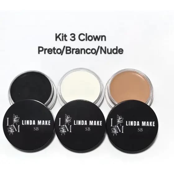 Clown /Camuflagem/Hallowen/Maquiagem artística