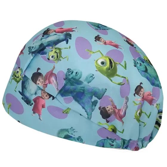 TOUCA CIRÚRGICA FEMININA ENFERMAGEM GORRO COM ELÁSTICO AMARRAR PERSONAGEM MONSTROS S/A