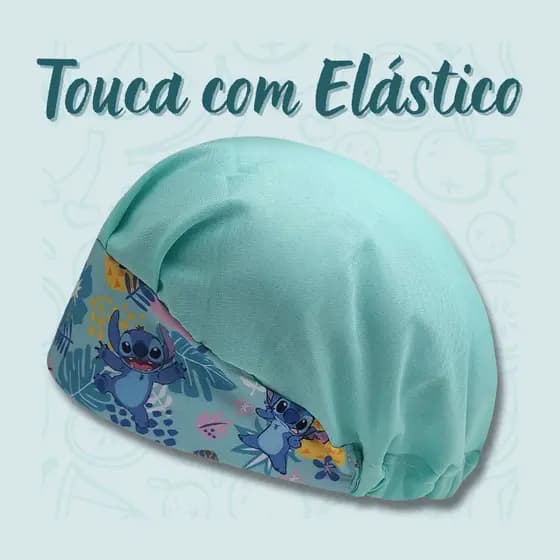 Touca Cirurgica Feminina Gorro Bandana Enfermagem Odonto Dentista Cozinheira Oxford