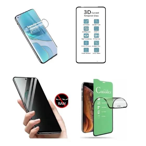 KIT Moto G31 G41 G50 G52 | Película de Vidro 39D - Capa - Película Gel - Película Privativa - Película Ceramica Clear