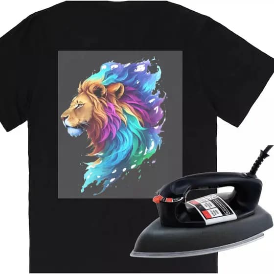 Estampas DTF digital termocolante prontas para uso com a logo de sua empresa camisetas, roupa geral