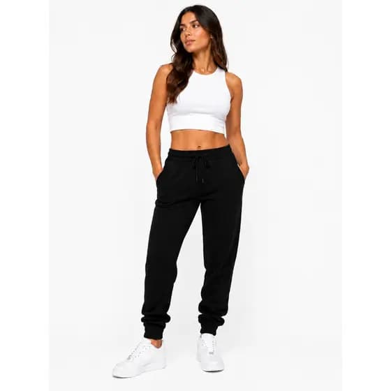 Calça Moletom Feminina Flanelada Com Bolso