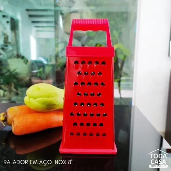 Ralador Manual Para Queijos, Legumes, Ralador de Cozinha 4 Faces 21cm
