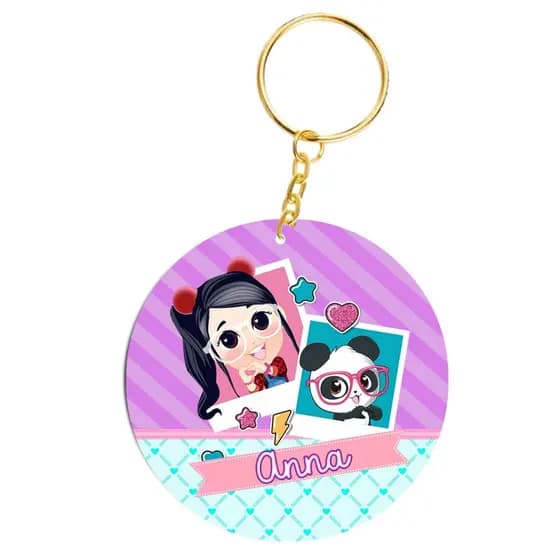 Chaveiro Para Mochila Escolar Luluca Personalizado Com Nome