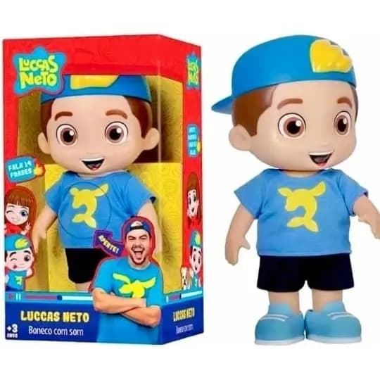 Boneco Lucas Neto - YouTuber Mais Famoso - Oferta Incrível