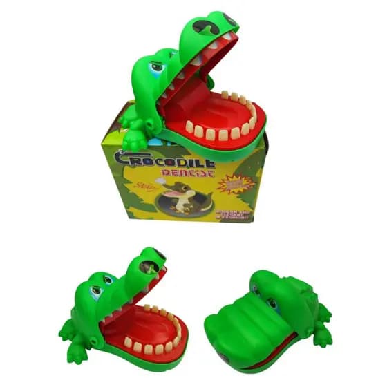 Brinquedo Jogo Infantil Jacaré Crocodilo Morde Dedo Super Oferta