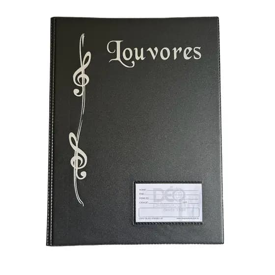 20 Pastas Catalogos A4 para Hinos Louvor