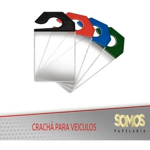 Crachás P Estacionamento Veiculos Kit 60 Unid Frete Gratis