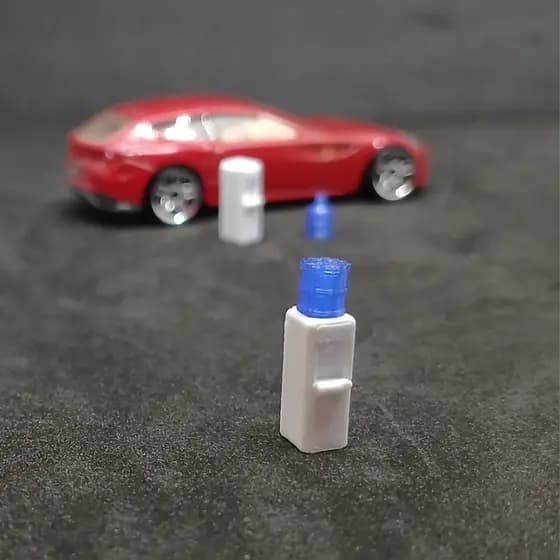 Miniatura de Bebedouro Galão de Água para diorama escala 1/64 (hotwheels)