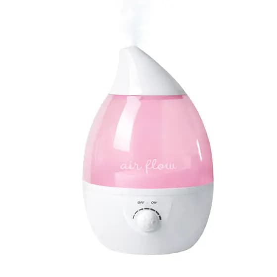 Umidificador de Ar 3 L Ultrassônico Silencioso Difusor Aromas Luminária LED Cores Rosa Portátil Casa