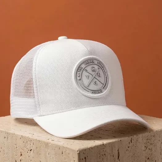 Boné Masculino Young Trucker De Telinha Com Ajuste Aba Curva Ajsutavel Premium