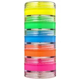 Tinta Facial Cremosa Neon Colormake c/ 5 cores - Brilha na Luz Negra - Maquiagem Artística - Color Make