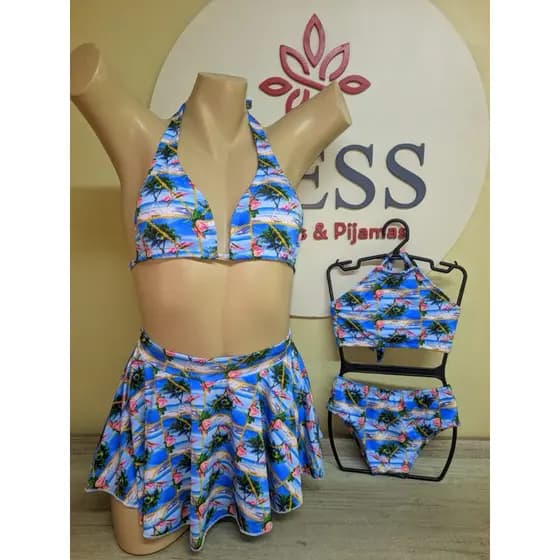 BIQUÍNI MÃE E FILHA / BIQUÍNI SHORTS SAIA
