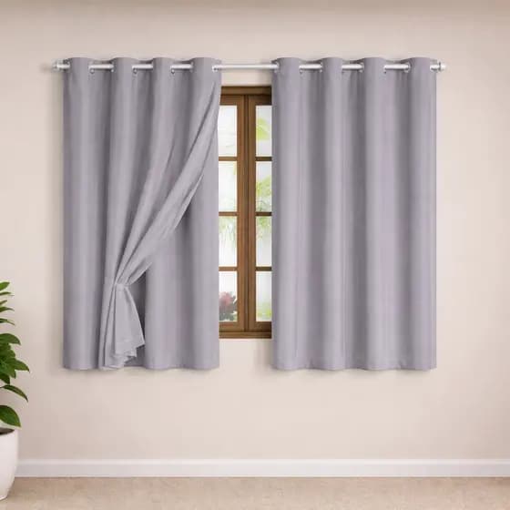 CORTINA BLACKOUT PVC COM VOIL LISO 2,80X1,70 /2,00 X1,40 SALA E QUARTO