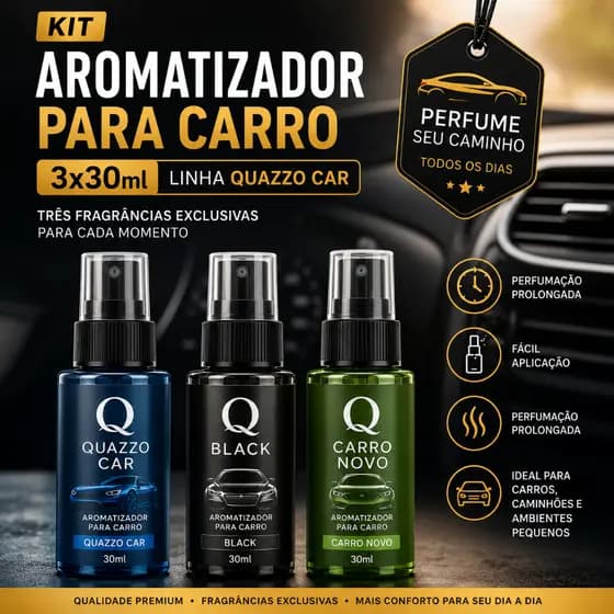Kit Cheirinho de Carro, Aromatizador, Cheirinho Para Carro, Escolha o Aroma