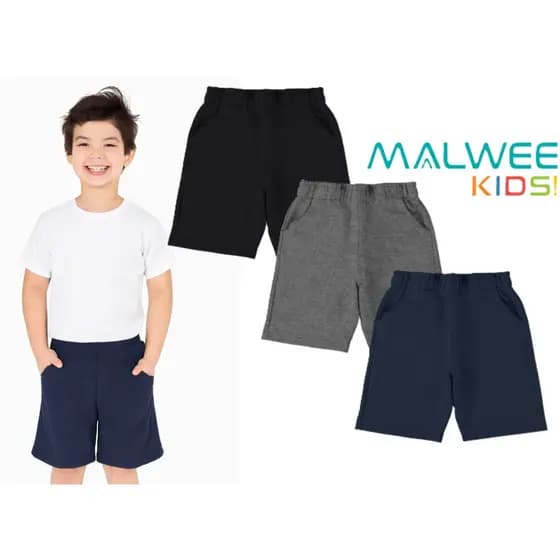 Bermuda de Moletom com Bolso Infantil Menino Malwee