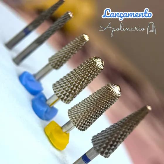 Broca Tungstênio Apolinário Nails - Alongamento de unhas - Remoção - Nivelamento