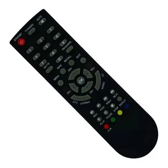 Controle Remoto Aquario Conversor Digital Dtv-8000