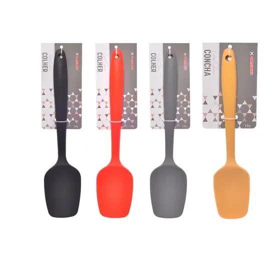 Colher de Silicone Espátula 21cm Pequena