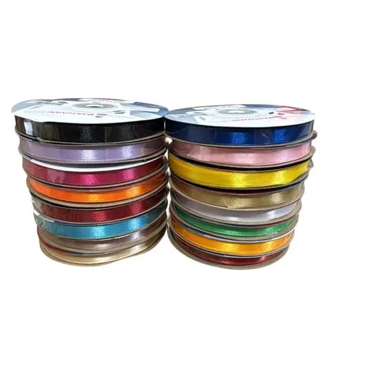 Rolo de Fita de Cetim Lisa Nº2 10mm - Rolo com 50metros- Diversas Cores - IMT - Escolha sua Cor