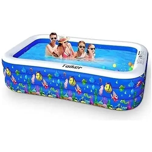 Piscina Inflável 3 Anéis Infantil/adulto. 210x140x65. 2200l